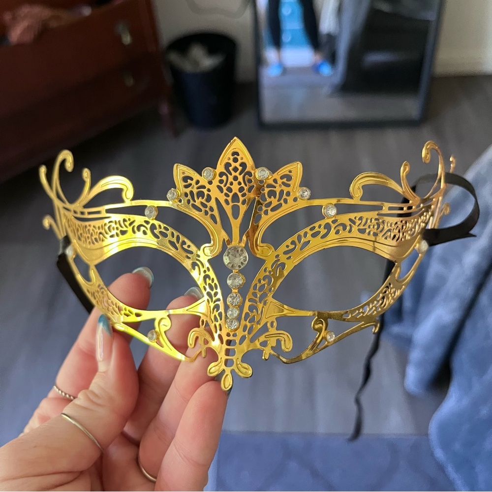 Gold Masquerade Mask